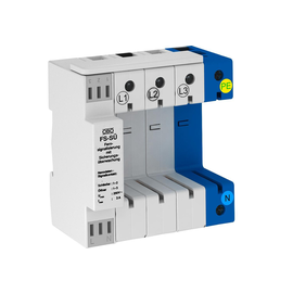 5096370 Obo V20-C U-3+NPE Unterteil V20 und V25 mit NPE und Überwachung 3+NPE Produktbild front M