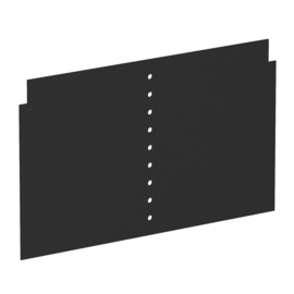 6109832 Obo VH-4 TW Trennwand für VH4 Polyvinylchlorid graphitschwarz 9011 Produktbild front M