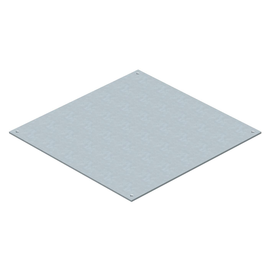 7400573 Obo DU 250-2 Blinddeckel für UZD250-2/3 282x282x4 Stahl bandverzinkt Produktbild front M