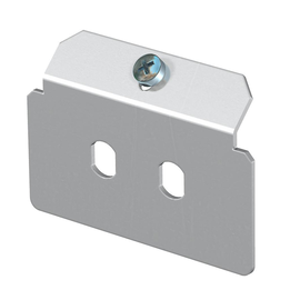 7407812 Obo MTM 2M Trägerplatte mit 2 x Lochbild Typ M Edelstahl, rostfrei Produktbild front M