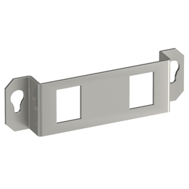 7407843 Obo MTGE2F 2C Montageträger für GE2F mit 2 x Lochbild Typ C Edelstahl, Produktbild front M