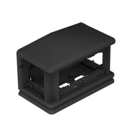 7408300 Obo T4L00C 9011 Telitank 225x125x125 Polyamid graphitschwarz 9011 Produktbild front M