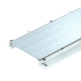 7424008 Obo OKA-G60040140 Kanaleinheit estrichbündig blind 2400x600x140 Stahl Produktbild front M