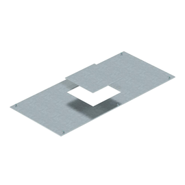 7425066 Obo OKA D 600 4 Montagedeckel für Geräteeinsatz GES4 400x600x4 Stahl Produktbild front M