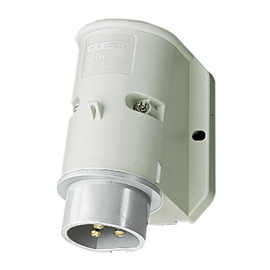 1972 Mennekes Wandstecker, 32A2p12h, Kleinsp., IP44 Produktbild front M