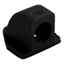 5500.40.32 Agro Flanschwinkel Kunststoff M32x1.5 mm, Schwarz BxHxT = 78x90x55 mm Produktbild front M