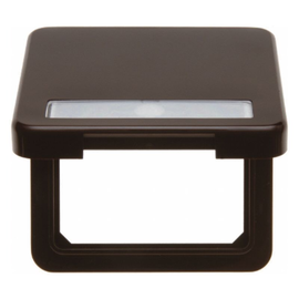 102251 Berker Zwischenring mit Klappdeckel und Beschriftungsfeld wg Up Produktbild front M