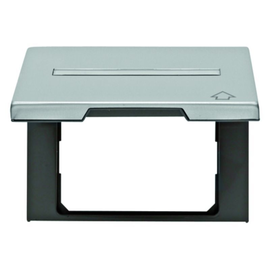 11547103 Berker Zwischenring mit Klappdeckel und Beschriftungsfeld Berke Produktbild front M