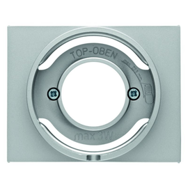 11677003 Berker Zentralstück für Lichtsignal E14 Berker K.5 Alu Produktbild front M