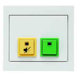 52057009 Berker Abstell- /Anwesenheitstaster mit Rahmen Berker K Produktbild front M