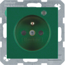 6765098913 Berker Steckdose mit Schutzkontaktstift und Kontroll-LED Ber Produktbild