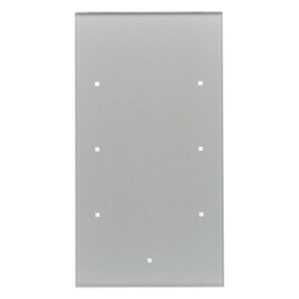 75143034 Berker Glas-Sensor 3fach Komfort Berker TS Sensor Glas, alu Produktbild front M