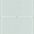 75162590 Berker Tastsensor 2fach Komfort B.IQ Glas, polarweiß Produktbild front S