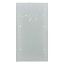 75643130 Berker Glas-Sensor 3fach mit Temperaturregler Berker TS Sensor Glas, Produktbild front M