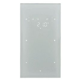 75643155 Berker Touchsensor 3fach mit Temperaturregler Berker R.3 Glas, schwa Produktbild front M