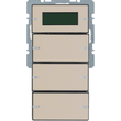 75663726 Berker Tastsensor 3fach mit Beschriftungsfeldern, RTR, Display Berk Produktbild front S