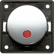 837522518 Berker INTEGRO Flow/Pure 2poliger Kontrollschalter chrom glänzend Produktbild front S