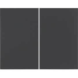 85146175 Berker KNX-Funk Taste 2fach quicklink Berker K.1 anthrazit, matt Produktbild front M