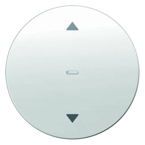 85241139 Berker Jalousie-Taste Berker R.1/R.3 polarweiß,glänzend Produktbild Front View L