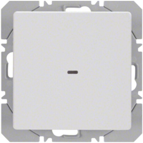 85655229 Berker KNX-Funk Wandsender 1fach flach quicklink Berker Q.1/Q.3 po Produktbild Front View L