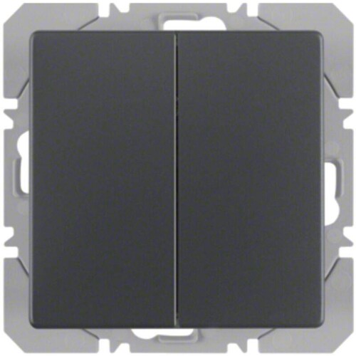 85656226 Berker KNX-Funk Wandsender 2fach flach quicklink Berker Q.1/Q.3 an Produktbild Front View L