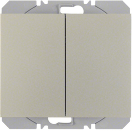 85656273 Berker KNX-Funk Wandsender 2fach flach quicklink Berker K.5 edelst Produktbild front M