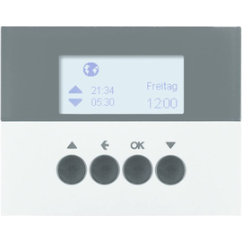 85741177 Berker Jalousie-Schaltuhr Berker K.5 alu, lackiert Produktbild