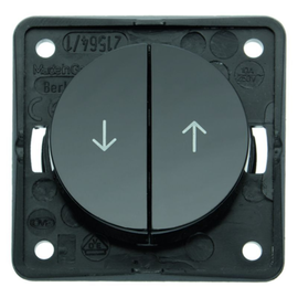 936532510 Berker Jal.-Serient., Aufdr. Pf., Flow/Pure, sw Produktbild front M