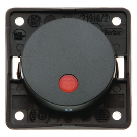 937522510 Berker Kontr.-Aussch. 2p Aufd., Flow/Pure, sw Produktbild front M