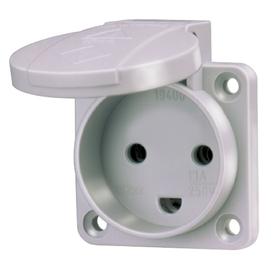 11200 Mennekes Schutzkontakt-Anbaudose 13A 230V IP44 GR Produktbild front M