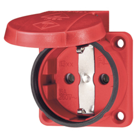 11333 Mennekes Anbaudose SCHUKO, 16A2p+E, 230V, IP54,RT Produktbild front M