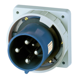 3413 Mennekes Anbaustecker, 125A4p9h230V, IP67 Produktbild front M