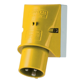 343 Mennekes Wandstecker, 32A3p4h110V, IP44 Produktbild front M