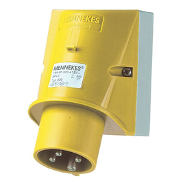 346 Mennekes Wandstecker, 32A4p4h110V, IP44 Produktbild front M