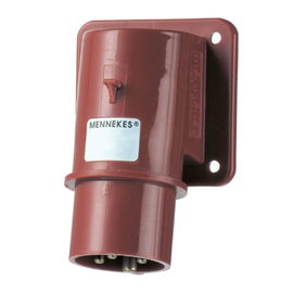 385 Mennekes Aufbaustecker, 32A4p6h400V, IP44 Produktbild front M