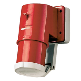 406 Mennekes Aufbaustecker, 32A4p6h400V, IP44 Produktbild front M