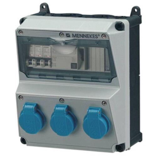 920036 Mennekes AMAXX Steckdosen- Kombination, IP44 Produktbild Front View L