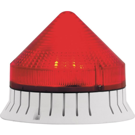 27482 Sirena Blitzleuchte mit Akustik rot CTLXA12006J1F, 12/24V AC/DC,inkl.LM Produktbild front M