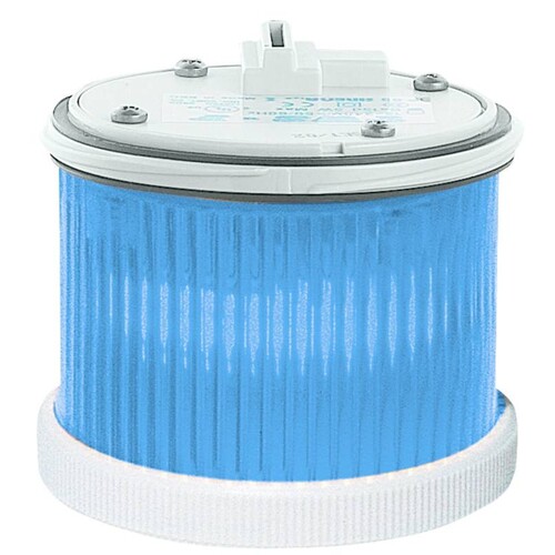 27711 Sirena Blinklichtelement TWS L MT 12V/24V DC, 5W Ba15d, blau Produktbild Front View L
