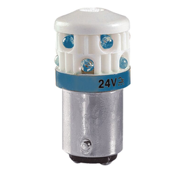 29521 Sirena LED-Leuchtmittel, 240V AC/DC, blau Sockel BA15d, Ausf. LD 103 Produktbild front M