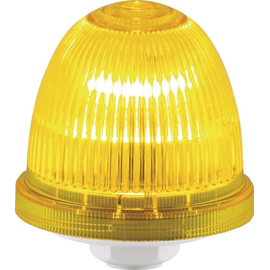 30095 Sirena Blinkleuchte Ovolux LMT,24- 240V AC5-10W/BA15d,Glühl.,gelb,o.Leucht Produktbild front M