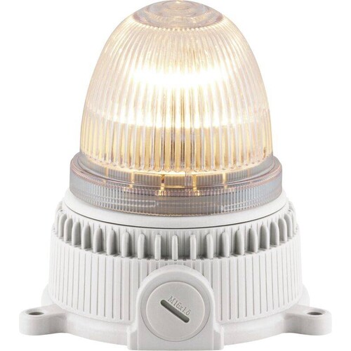 30116 Sirena Blinkleuchte Ovolux M16LMT,24-240V AC5-10W/BA15d,Glühl.,kla Produktbild Front View L