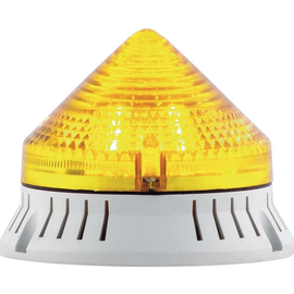 38725 Sirena CTL A 900 LED-SMD blink/dauer + akustik, gelb, 12/24V, AC Produktbild front M