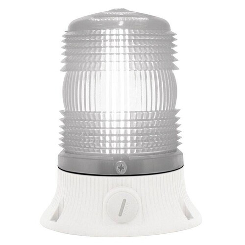 89176 Sirena Blinkleuchte MF N L MT klar 12/24V DC, o.Leuchtm., IP54 Produktbild Front View L