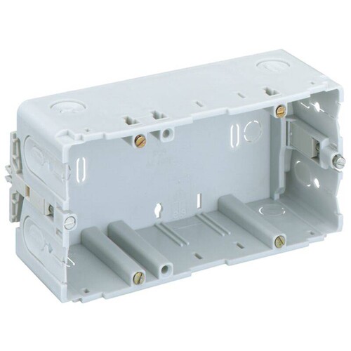 38245001 Spelsberg Kanaleinbaudose KD 2 70/50 K3 ws Produktbild Front View L