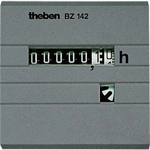 1420821 Theben Betriebsstundenzähler, Front 48 x 48 mm, Fronttafeleinbau 10-8 Produktbild Front View L