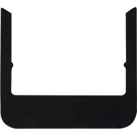13192116 Berker Designrahmen rund Glas, schwarz Produktbild front M