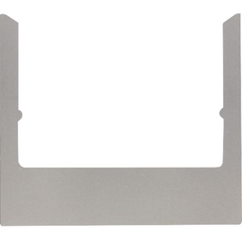 13192204 Berker Designrahmen eckig Edelstahl mattiert Produktbild front M