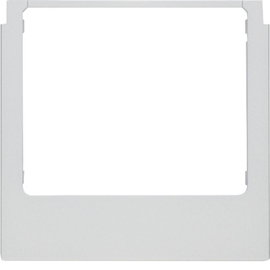 13196424 Berker Designrahmen eckig alu matt, lackiert Produktbild front M