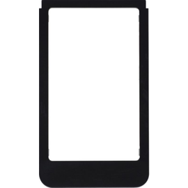 13202145 Berker Designrahmen rund, große Ausführung schwarz, glänzend Produktbild front M